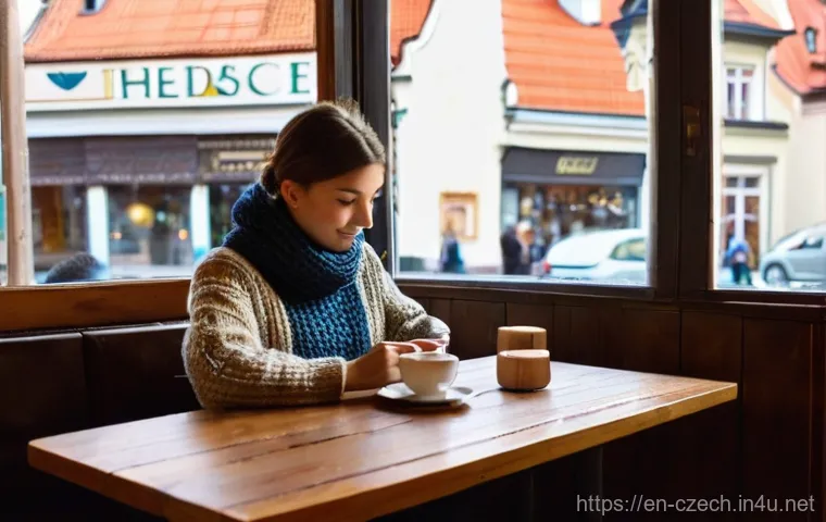 체코에서 국제 전화 이용법 - **Prompt 1: Prague Arrival - Seamless Connection**
    A diverse adult traveler, dressed in stylish ...